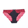 Women's Mesh Embroidered Bra Thong Set, Erotic Lingerie Two Piece Set