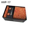 Paisley Men'S Tie Square Cuff Tie Clip Gift Box Set Business Casual Tie Black Gift Box
