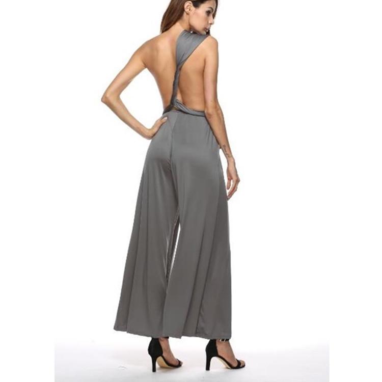 Women's Multi-Way Strap Crossover Bandage Jumpsuit - Sexy & Stylish OL Fashion