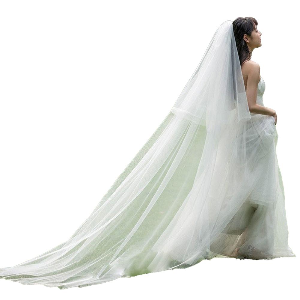 3 Meters Womens Headdress Appointments Creamy White