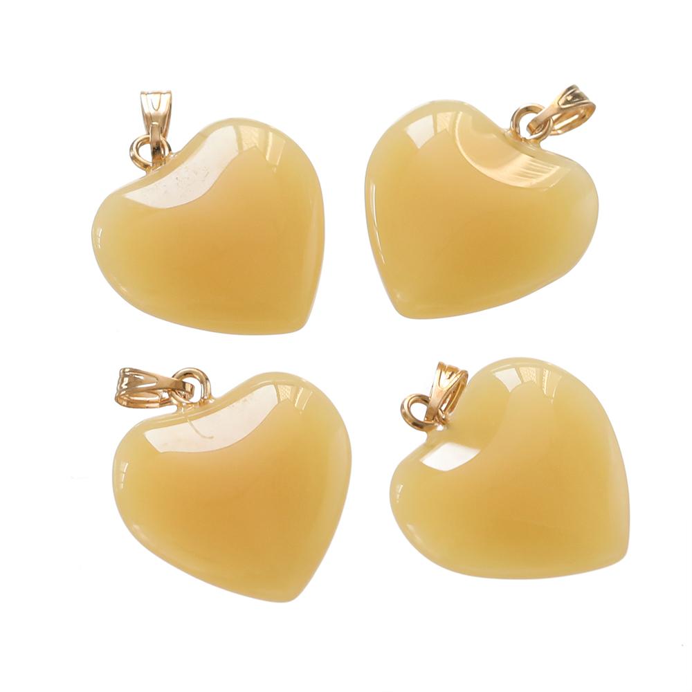 10Pcs 20x22mm Czech Lampwork Crystal Glass Heart Beads Charms Pendant DIY Handmade Jewelry Making Necklaces Earrings Supplies