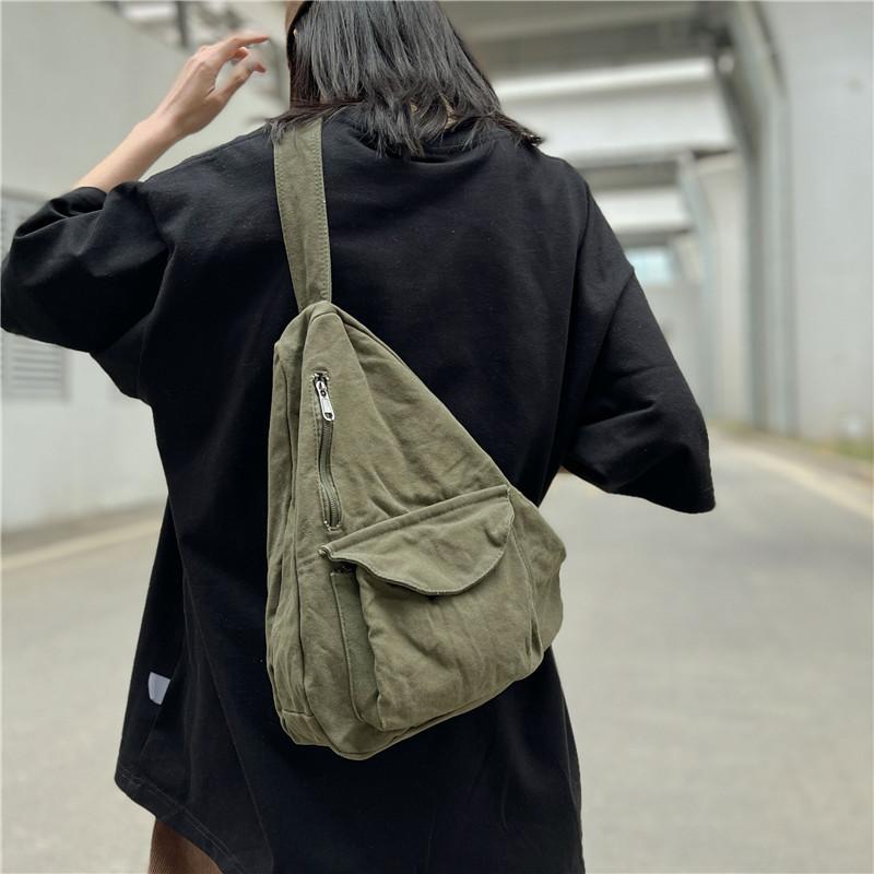 Fashion Style Large Capacity Tote With Phone Pocket For Men And Women