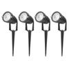 4PCS Waterproof Outdoor Spotlights LED Landscape Light DC12V for Driveway Yard Lawn Garden Decor