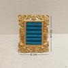 Retro Square Ring Earring Display Stand Jewelry Showcase Storage Tray Shop Window Decoration Photography Background Props