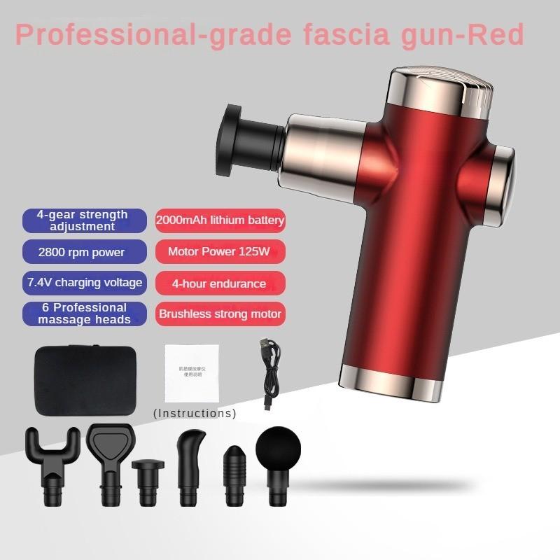 Mini Brushless Motor Multi Gear Adjustment Massager Muscle Relaxation Impact Fascial Gun Professional and Efficient Lithium Battery Massage Equipment