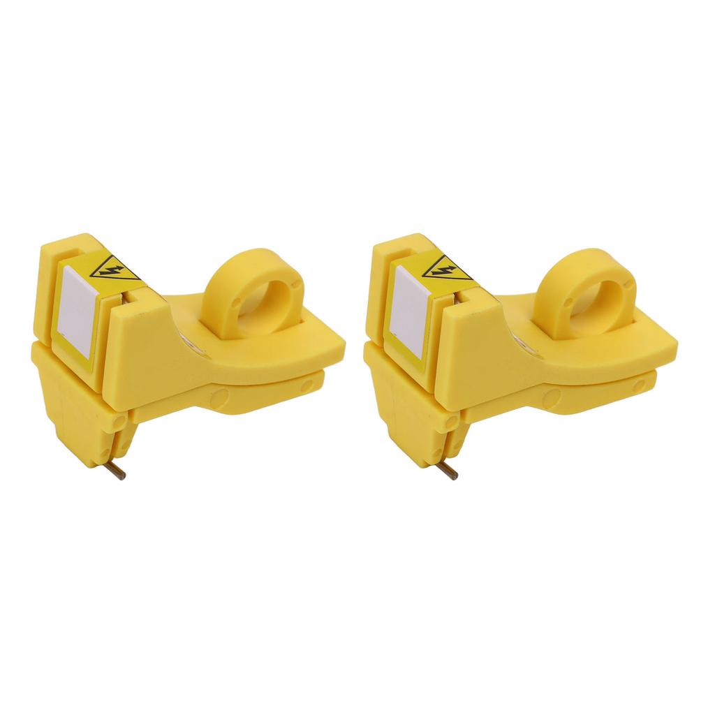 2 Pcs Miniature Circuit Breaker Lockout High Mechanical Strength Nylon Pin Out Circuit Breaker Safety Lock