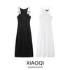 Fashion Style 2024 Autumn New Arrival Women's Bowknot Decoration Trench Coat Fabric Midi Skirt Mid Length Long Length Dress 2858002