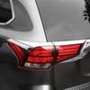 For Mitsubishi Outlander 3 2013- ABS Chrome Door Handle Door Bowl Rear View Rearview Side Mirror Taillight Eyebrow Cover