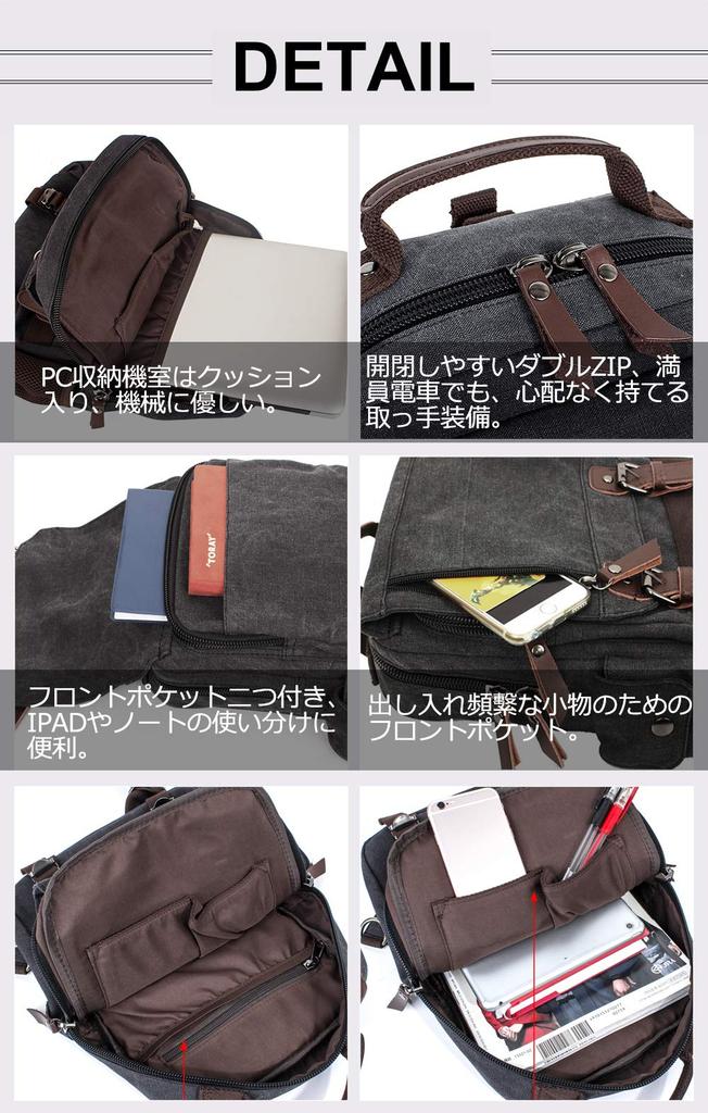 Basic Power Large Canvas Body Military Crossbody Large Fits A4 and PCs Bag, One-Shoulder Bag, Bag, Bag, Capacity, 13-inch (Black-8596)