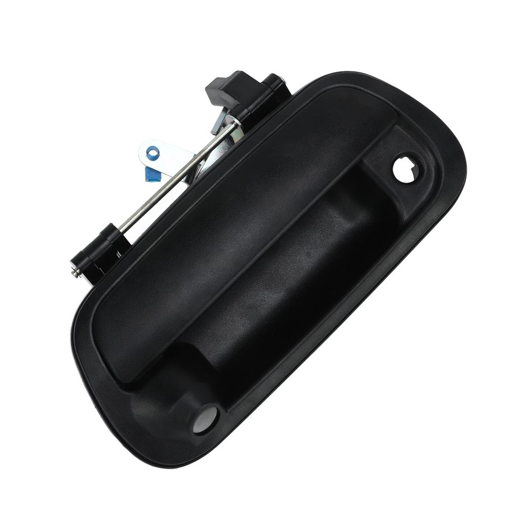 Comfortable-Grip Primed Black Rear Tailgate Door Handle Replacement, Made of PC, ABS, and Metal for Tundra 2000-2006