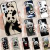 Cartoon Cute Panda Bear For Realme 13 12 10 11 14 Pro Plus GT 6 5 6T GT7 Pro C55 C53 C51 C21Y C25S C75 C67 C61 Case