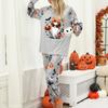 Women's European & American Two-Piece Halloween Pajama Set