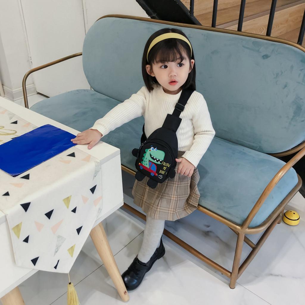 Cute And Durable Dinosaur Shoulder Bag For Kids Toddler-friendly Waterproof Breathable Oxford Cloth
