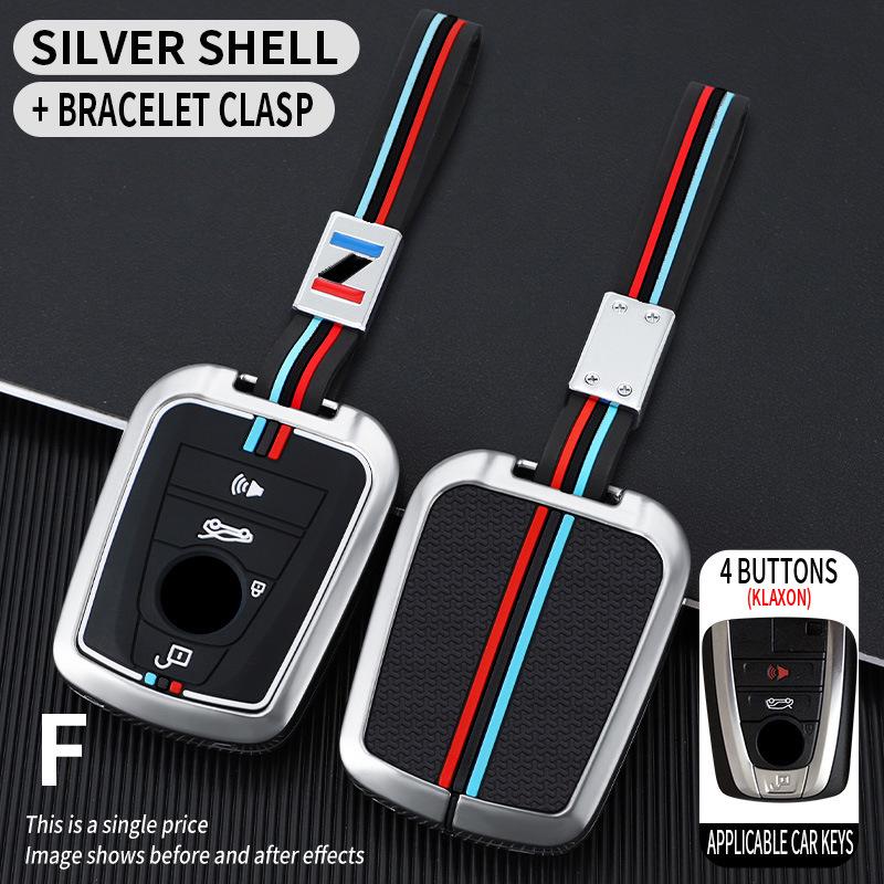 BMW I3/i8 2023 Metal Key Cover - New Energy Electric Vehicle Key Case