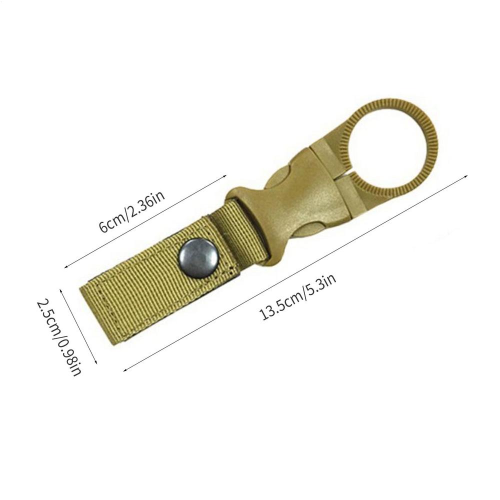 Outdoor Waterbottle Buckle Hook Webbing Buckle Hook Climb Carabiner Belt Backpack Hanger Camp Water Bottle Holder Clips Holder