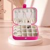 Portable Jewelry Box European Princess Travel Korean Hand Jewelry Jewelry Bag Earrings Ring Small Storage Box