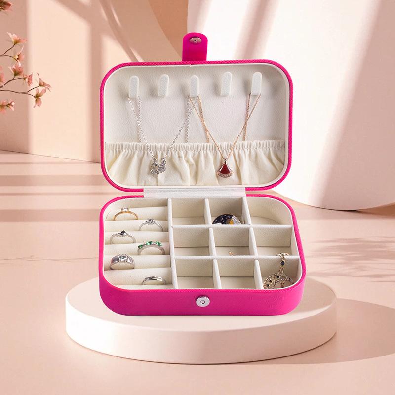 Portable Jewelry Box European Princess Travel Korean Hand Jewelry Jewelry Bag Earrings Ring Small Storage Box