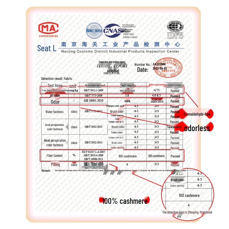 Hengyuanxiang Women's & Men's Pure Cashmere Thermal Pants