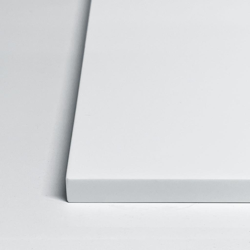 Artificial Marble Board, 250mm X 250mm X 12mm, Ideal for DIY Use As a Noodle Board, Insulator, Audio Board, or Cooling Pet Sheet (Ice White)