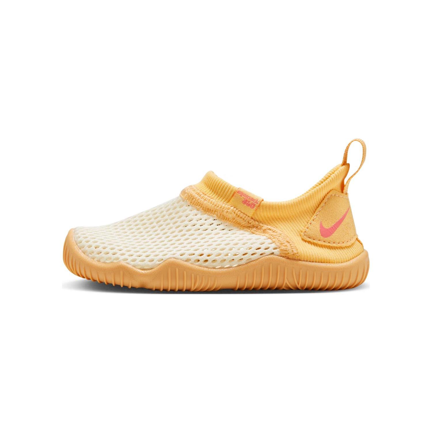 Nike Aqua Sock 360 Aqua TD Slip Resistant Anti Kick Low top Toddler Shoes Yellow White Infant And Toddler 943759-100 27