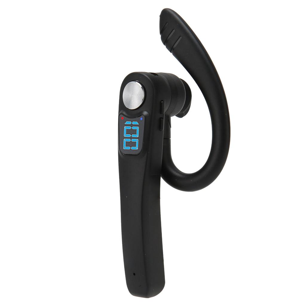 Bluetooth Earpiece Hands Free Long Battery Life Single Ear Wireless Headset with Voice Control for Driving Business X7