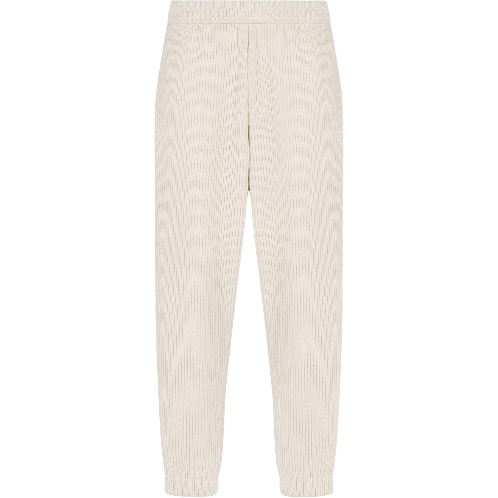 

Emporio Armani Solid Color Elastic Waist Loose Fit Cuffed Pants Men bottoms Beige 6D1P6V-1JHNZ-10135 M
