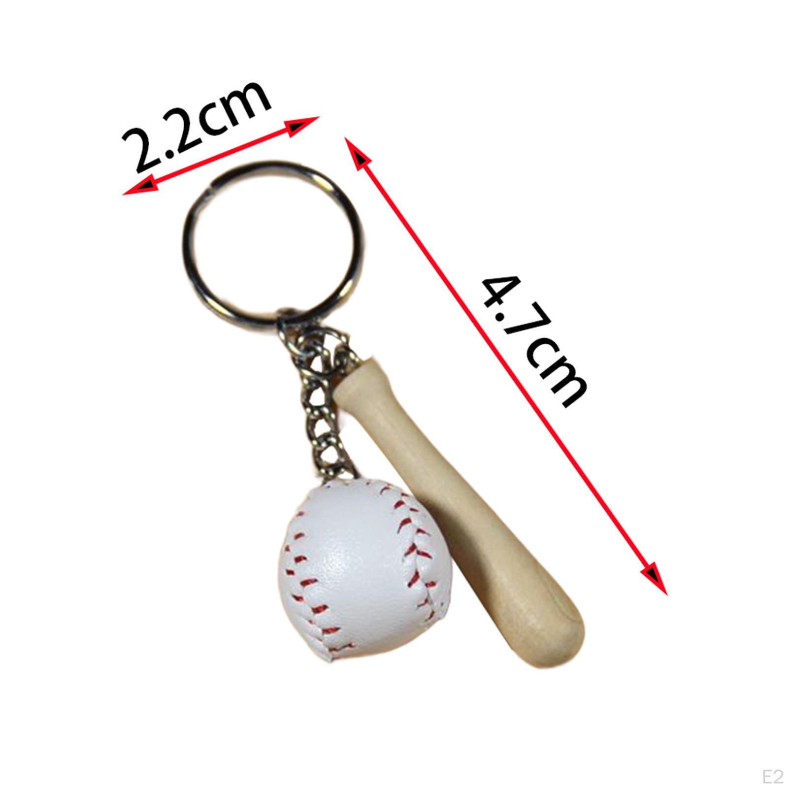 Брелок в форме бейсбольного мяча — фото 3