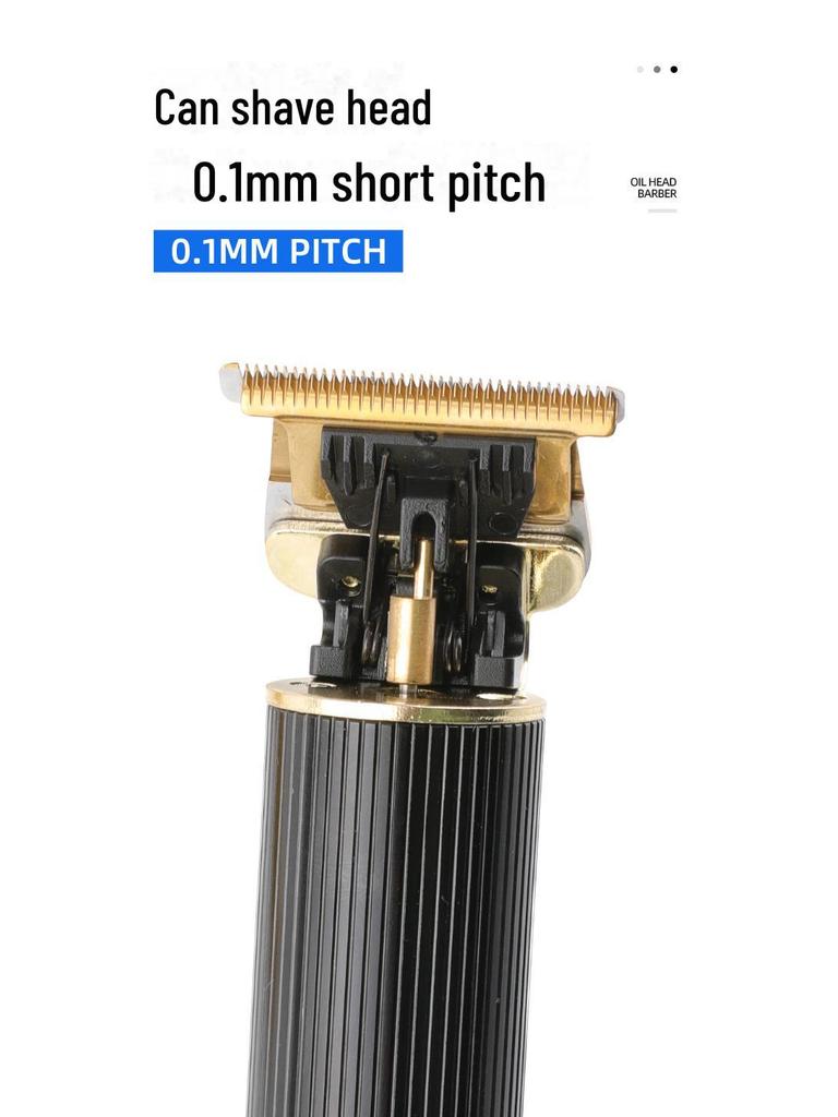 Rechargeable LED Hair Clippers: Digital Display Electric Trimmer for Haircut & Carving