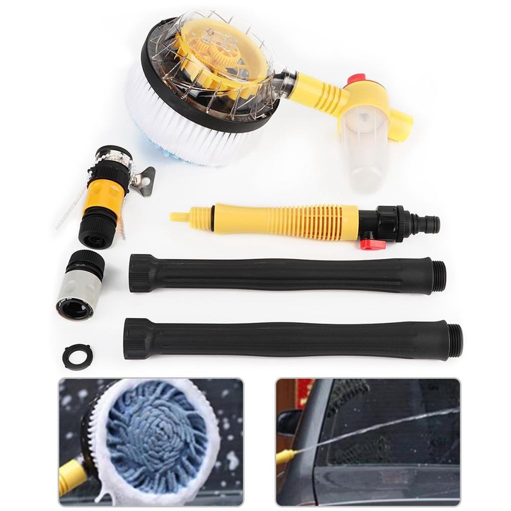 Home Car Washing Auto Spinning Brush Cleaning Tools High Pressure Washer Accessories