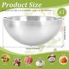 Stainless Steel Salad Bowls Egg Flour Mixing Basin Fruit Vegetable Noodle Container for Kitchen Tableware Baking Tool