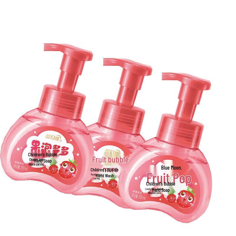 

Пеномыло для рук «Голубая Луна» со вкусом клубники для детей (3-Pack)