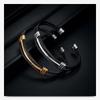 European & American Stainless Steel Two-Tone Woven Bracelet - Versatile Women's Accessory (10MM)