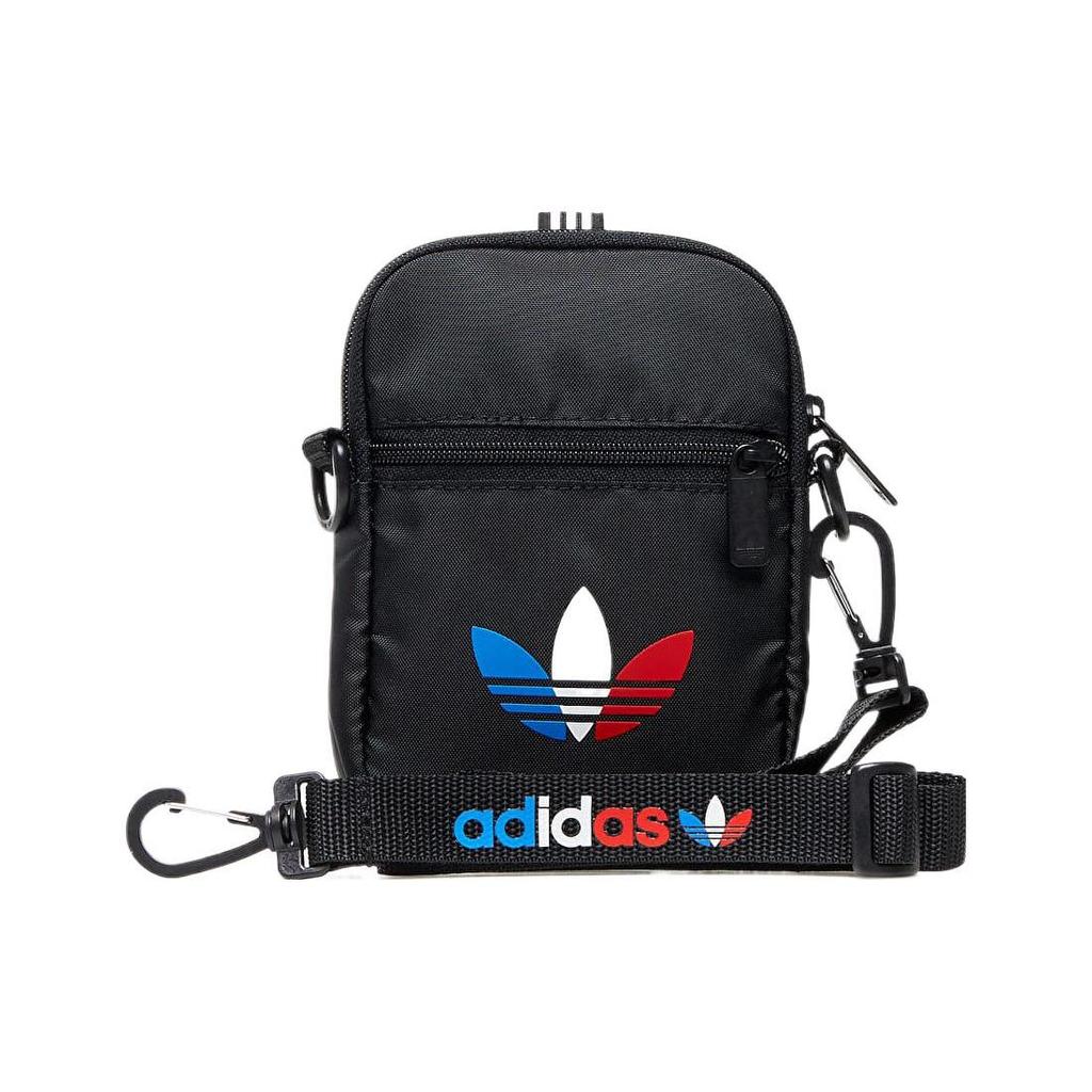 Adidas Originals Tricol Fest Bag Crossbody Bag Polyester Backpack Regular Unisex Couple Black Unisex bags GN5463