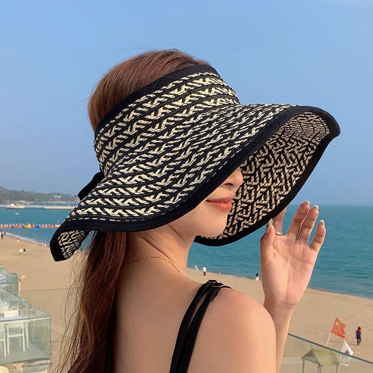 Sun Protection Hat for Women Full Sun Protection Cover Foldable Travel Sky Top Hat Summer Sun Protection Casual Sun Hat