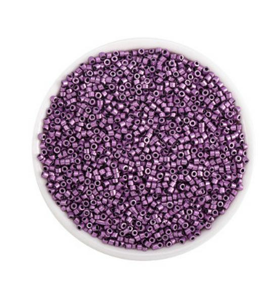 Handgefertigtes DIY Saatperlen-Set: 25 Farben, 2 mm, 1800 Stück, Röhrenzubehör