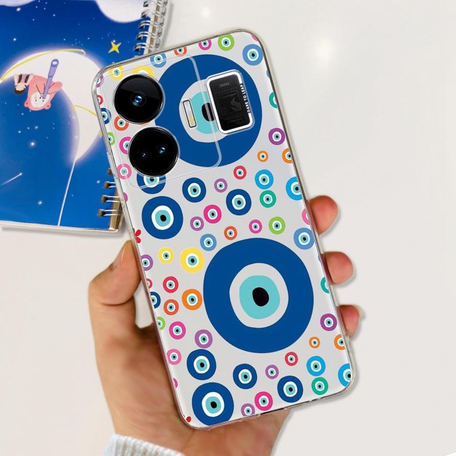 Fashion Pattern Phone Case For Realme GT Neo 5 GT3 240W Soft Silicone TPU Back Cover For Realme GT3 GT Neo5 RMX3706 RMX3709