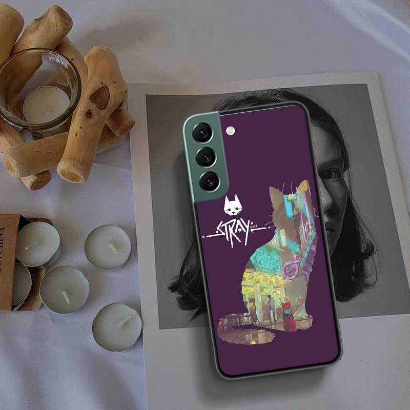 Spiel S-Stray Cat Handyhülle Für Samsung Galaxy S22 S25 Ultra S21 S10 Plus S26 Edge S20 S23 S24 FE Hülle Silikon Weich TPU Cl