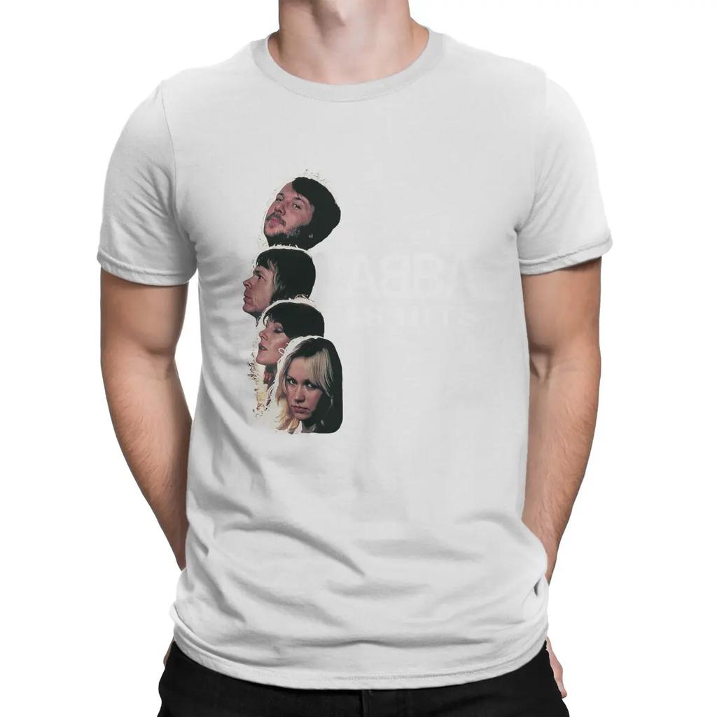 18 hits Man's TShirt A-ABBA Band O Neck Short Sleeve 100% Cotton T Shirt Funny Top Quality Gift Idea