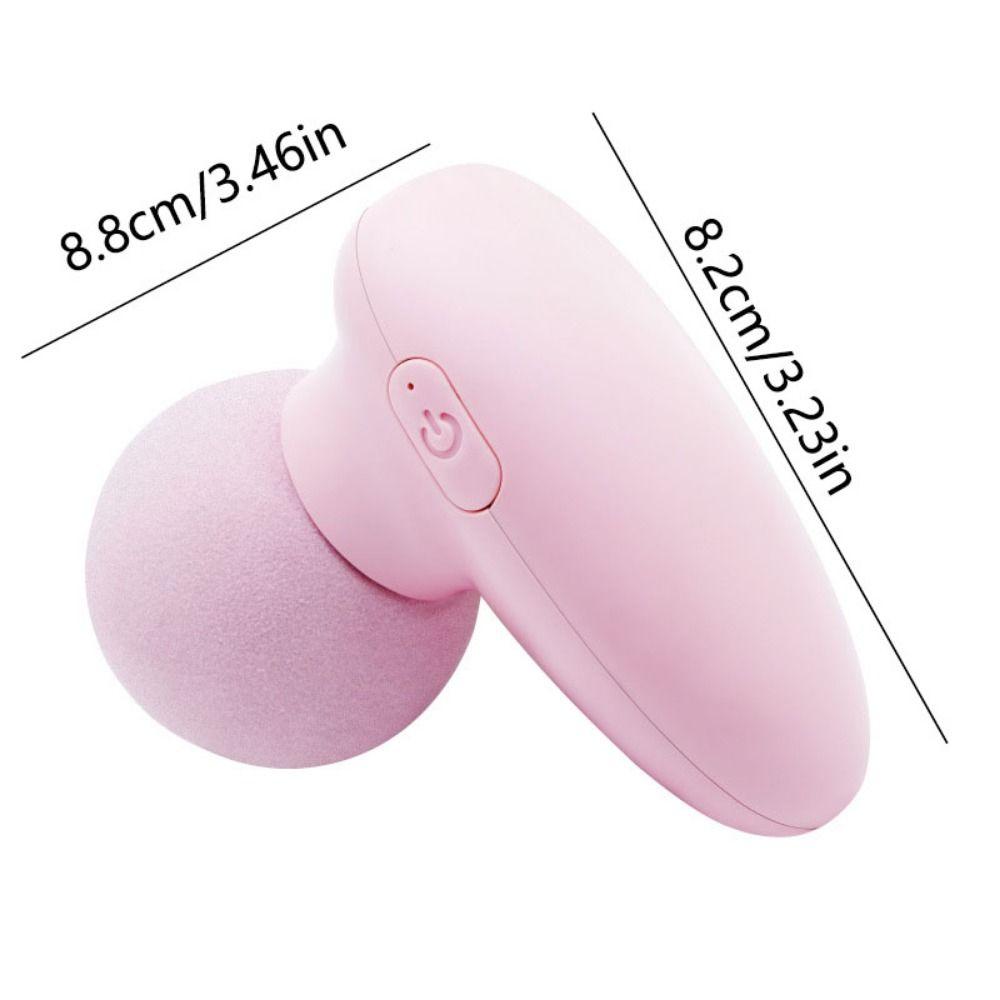 Portable Mini Fascia Massager Adjustables 6 Modes Deep Tissue Massage Device Wear Resistant Soft Massage Head