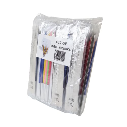 Healthy Life Birthday Candles, Slim Candles, 12cm Long, 482-5F (5 Colors X 50 Bags), Pink, for Commercial Use and Christmas Events