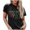 50-års jubileumsgave T-skjorte for kvinner Vintage 1971 Parts Tee Søt Tee