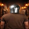 Knight Barbuta Helmet 18 Gauge Steel Medieval Armor with Visor for Reenactment, LARP Halloween