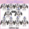 Star Wars Mandalorian Clone Stormtrooper Brinquedo de Blocos de Construção de Guerra Para Crianças