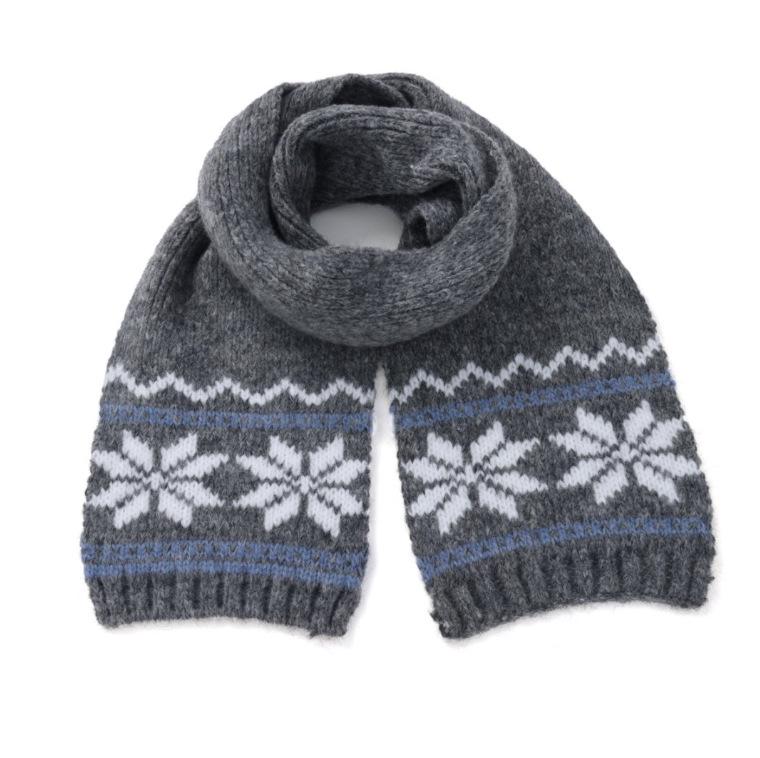 2025 Women's Retro Snowflake Wool Knitted Hat with Fleece-Lined Ear Protection