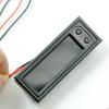 Riloer Auto-Temperatur-Uhr, 3-in-1-Thermometer, Voltmeter-Anzeige, Digitalanzeige, Grünes Licht