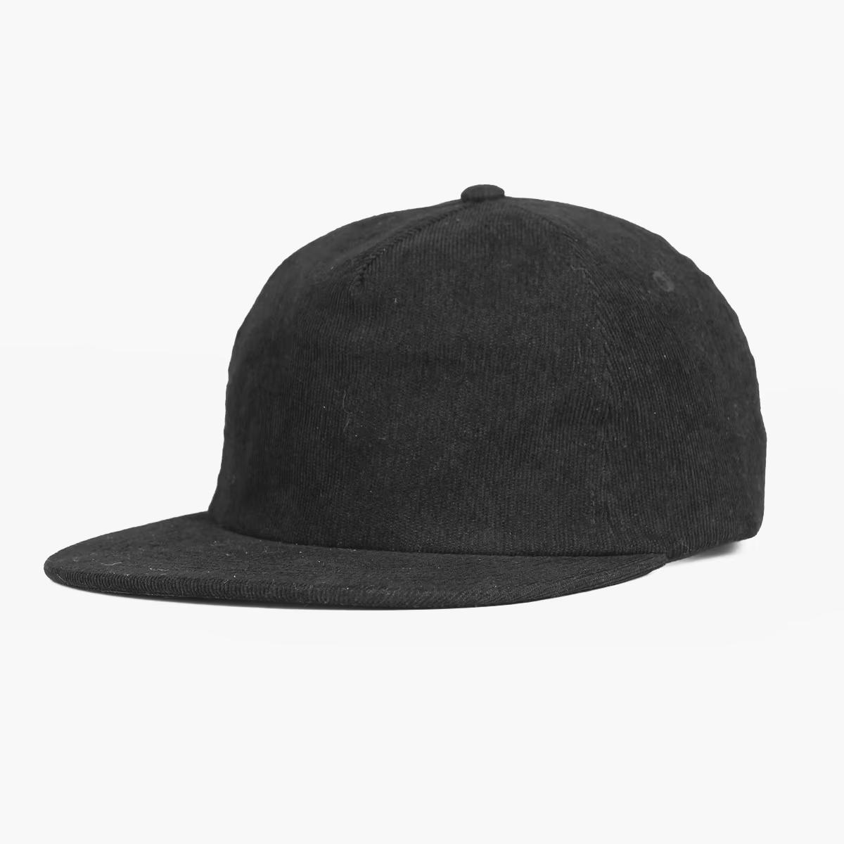 Ujoy Gift Custom High Quality 3D Embroidery Baseball Cap Hiphop Washed Cowboy Snapback Hats чёрный