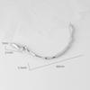 18K Gold & White Gold Pearl Bracelet with Irregular Branch and Bent Tube Design
