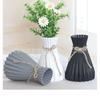 Origami Flower Basket: Decorative Vase for Dried & Artificial Flowers, Ideal for Home Arrangement and Ornamentation.
