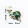Retro New Snail Brooch Fashion Personality Cute Inlaid Rhinestone Dripping Oil Animal Pin Female Niche Suit Accessories