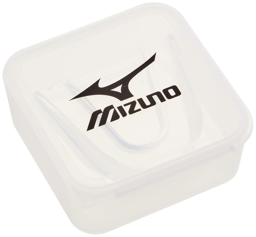 Mizuno Sports Mouthpiece with Storage Synthetic Made In for and 14SG200 Case, Semi-Transparent, Resin, Japan, Baseball, Rugby, Basketball,